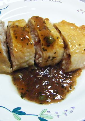 お手軽！鶏もも肉のソーセージ風-レシピのメイン写真
