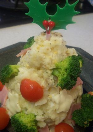 クリスマス★ポテトサラダクリスマスツリー-レシピのメイン写真
