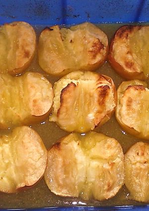クリスマスのサイダー焼きリンゴ本番-レシピのメイン写真