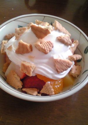 フルーツクリームビスケット-レシピのメイン写真