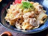 味しみお揚げが美味しい!簡単麺つゆ豚丼