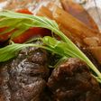 圧力鍋で☆牛すね肉の赤ワイン煮