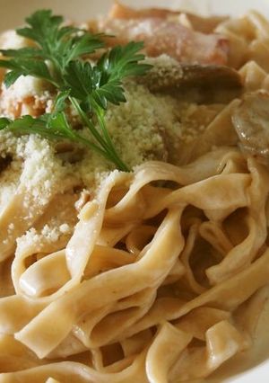 ♡香りも美味しい♪ポルチーニのパスタ♡　-レシピのメイン写真