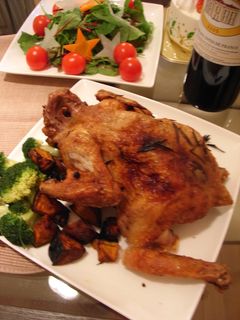 絶品♪鶏の丸焼き♪クリスマスに!-レシピのメイン写真