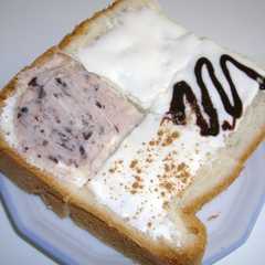 ケーキ風　生クリームトースト-レシピのメイン写真