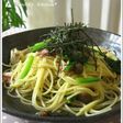 きのことほうれん草の和風パスタ