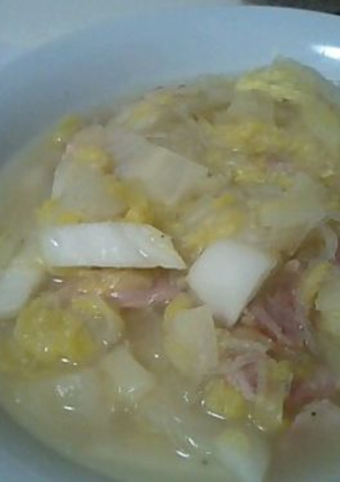 簡単！白菜のスープ煮-レシピのメイン写真