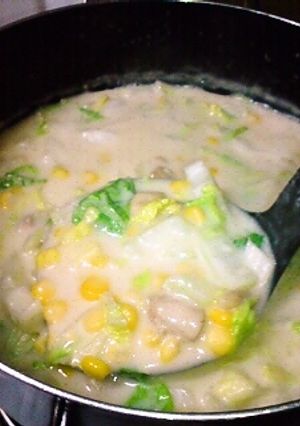 鶏と白菜の☆クリームシチュー-レシピのメイン写真