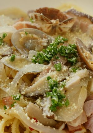 あさりとベーコンのスープパスタ-レシピのメイン写真