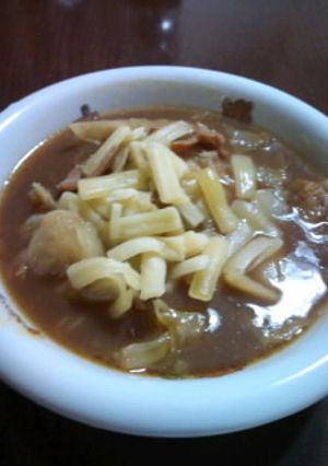 カレーもつ鍋-レシピのメイン写真