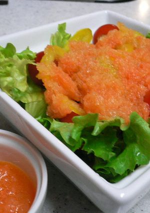 女性の味方！フルーツ？美肌ドレッシング-レシピのメイン写真