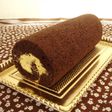 南瓜とココアのロールケーキ