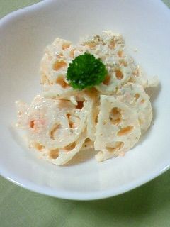 れんこんの焼き明太子マヨサラダ-レシピのメイン写真