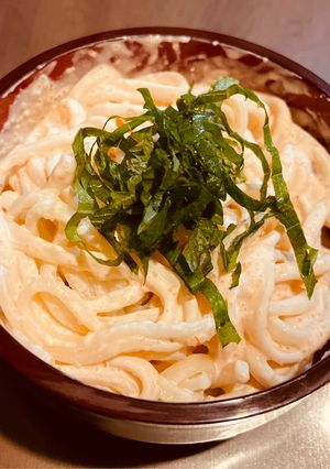 明太クリームうどん-レシピのメイン写真