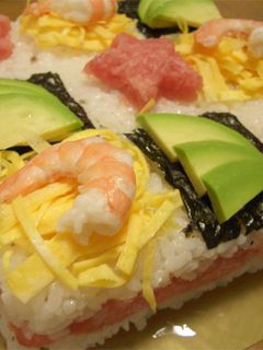 ケーキ風のちらし寿司-レシピのメイン写真