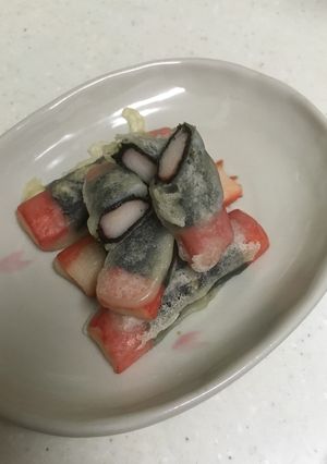 カニカマ磯辺焼き♡-レシピのメイン写真