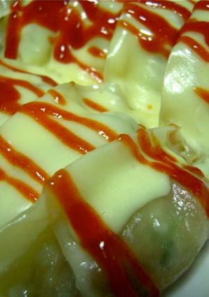 餃子チーズ乗せ-レシピのメイン写真