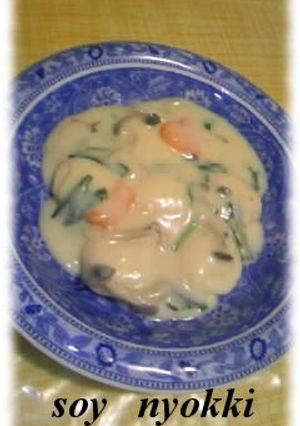 ヘルシー♪豆乳ホワイトソース-レシピのメイン写真