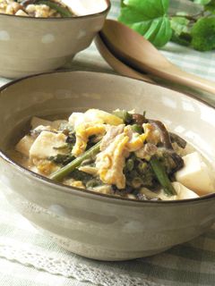 ✲ 山菜豆腐のツナ卵煮 ✲-レシピのメイン写真