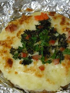 混ぜて乗せて焼くだけミートローフ♪-レシピのメイン写真