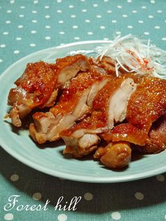 蒸し鶏の照り焼き-レシピのメイン写真