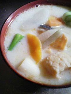 さけさけ(鮭酒)粕汁!-レシピのメイン写真