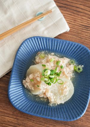 大根の冷やしそぼろあん-レシピのメイン写真