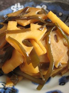 だしがら昆布とれんこんの佃煮【マクロビ】-レシピのメイン写真