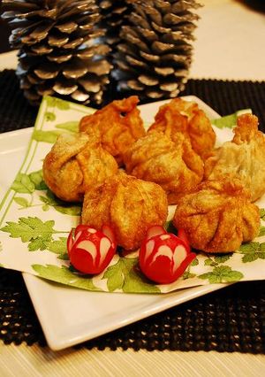 簡単!餃子の皮de揚げラビオリ-レシピのメイン写真