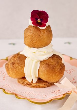 プチシューいくつでサントノレ？-レシピのメイン写真