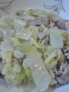 白菜と豚肉のゴマ炒め-レシピのメイン写真