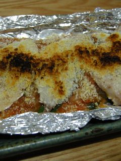 トマトソースと鯵のパン粉焼き-レシピのメイン写真