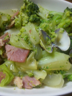 あさりとたっぷり野菜の簡単酒蒸し-レシピのメイン写真