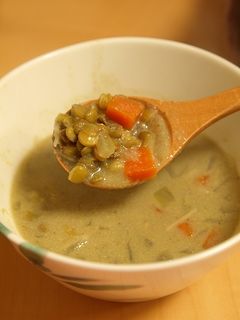 レンズ豆の豆乳グリーンカレースープ-レシピのメイン写真