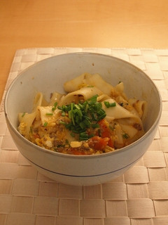 ピリ辛うどんの絡め煮込み-レシピのメイン写真