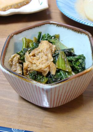 ☆高菜と油揚げの炒め煮☆-レシピのメイン写真