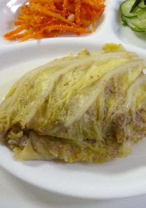 圧力鍋で白菜とひき肉の重ね煮-レシピのメイン写真