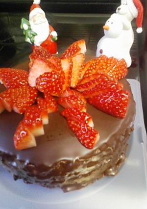 クリスマス＆バレンタインにチョコケーキ-レシピのメイン写真