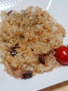 簡単☆ステーキの後deガーリックライス-レシピのメイン写真