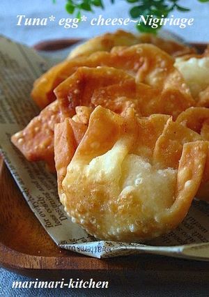 簡単～♪ツナたまチーズの握り揚げ餃子♪-レシピのメイン写真