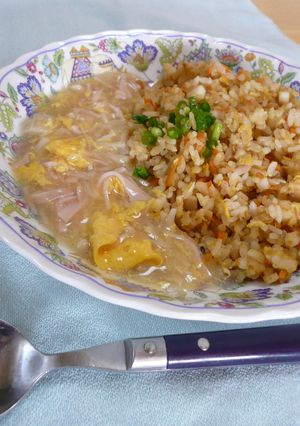 簡単! 卵あんかけチャーハン-レシピのメイン写真