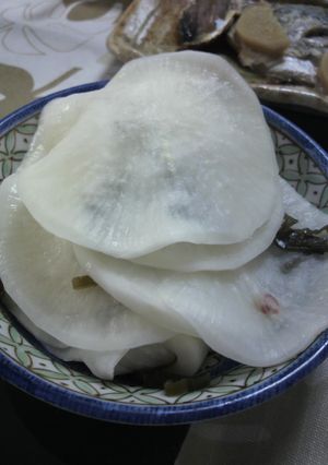 手作り即席漬物☆大根で千枚漬風-レシピのメイン写真