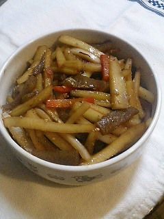 大根の皮できんぴら-レシピのメイン写真
