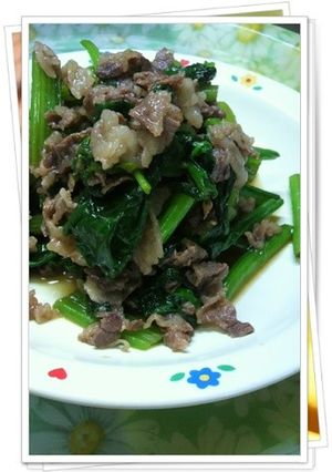 ご飯がすすむ♪牛肉とほうれん草の甘辛炒め-レシピのメイン写真