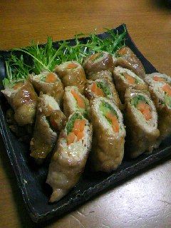 野菜の豚肉巻き-レシピのメイン写真