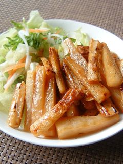 長いもシャキシャキ!バター醤油炒め-レシピのメイン写真