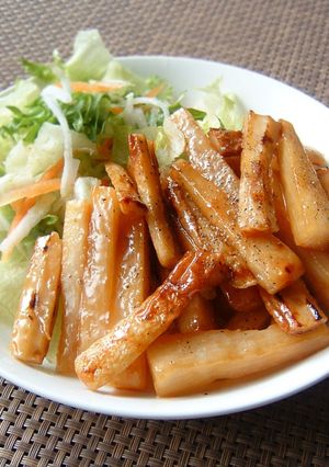 長いもシャキシャキ！バター醤油炒め-レシピのメイン写真
