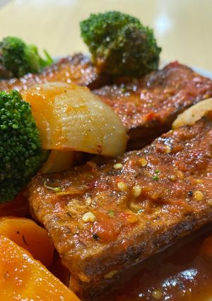 厚揚げのトマト煮(アラビアータ)-レシピのメイン写真
