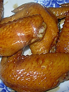 濃厚美味い!ローストチキン風の手羽先照焼-レシピのメイン写真