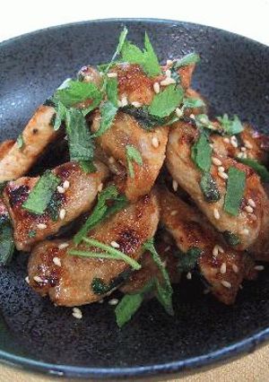 味噌漬け豚肉の梅しそ焼き。-レシピのメイン写真